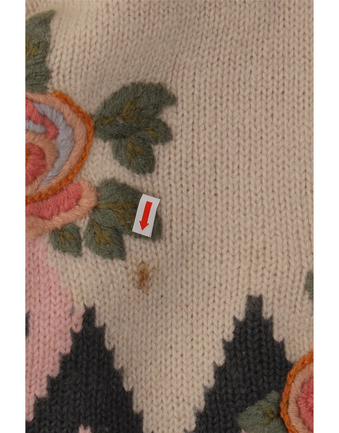 VINTAGE Femmes Longline Turtle Neck Jumper Pull UK 16 Large Rose