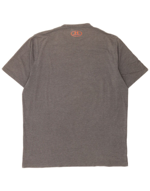 Under Armour T-Shirt Heat Gear Graphic Homme Grand Gris