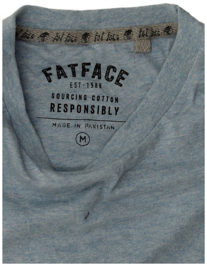 Fat Face T-Shirt Homme Bleu Moyen Coton