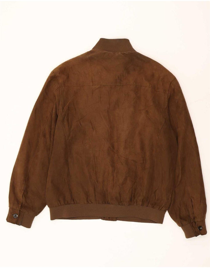 Blouson Bomber Homme Navigare UK 42 XL Marron Polyester