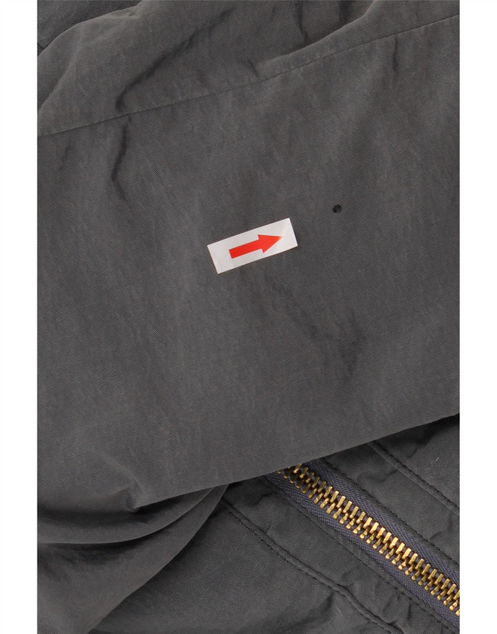 Calvin Klein Jeans Veste bomber à capuche pour homme UK 44 2XL Gris Polyester