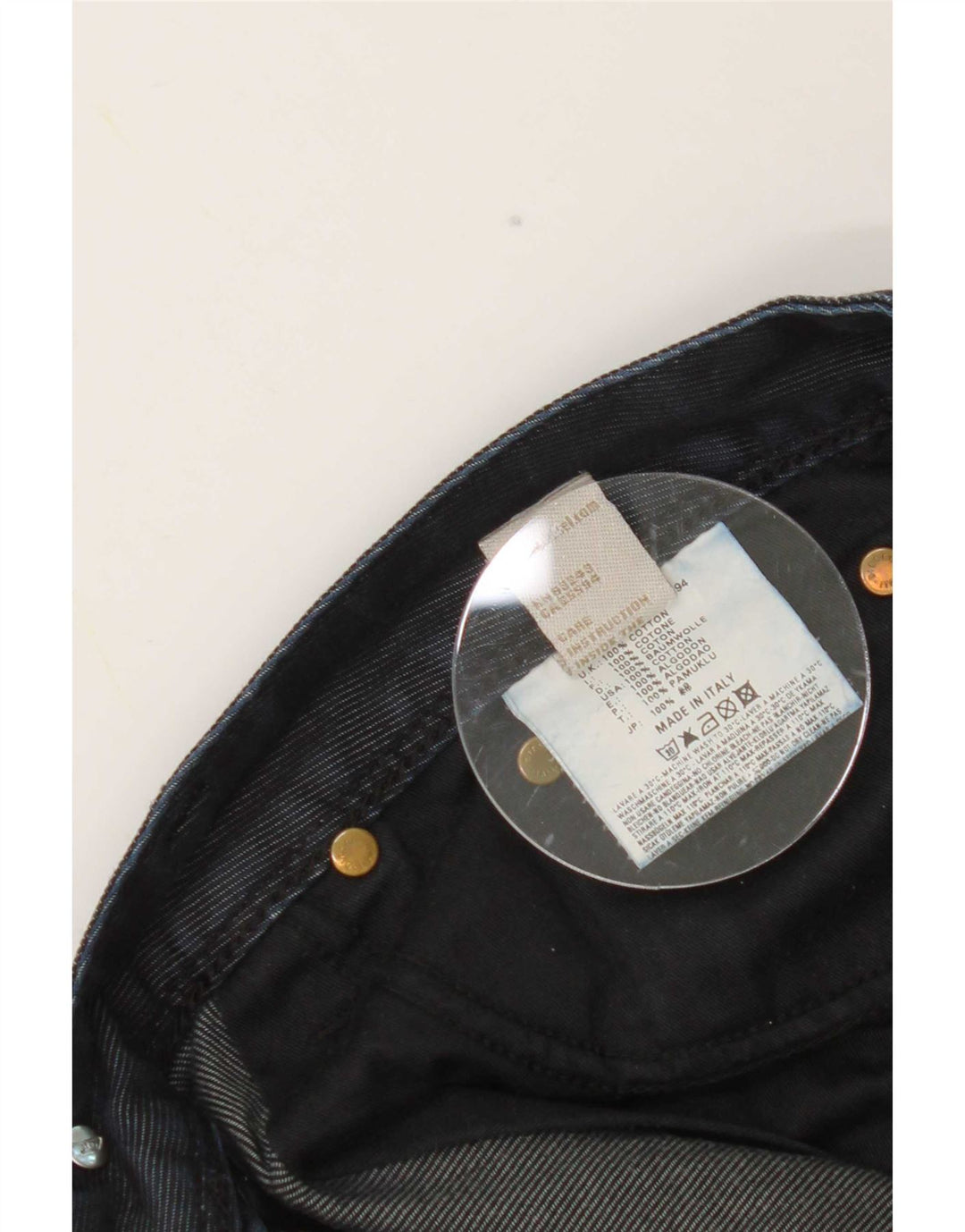 Diesel Jean Slim Homme W32 L33 Bleu Marine Coton