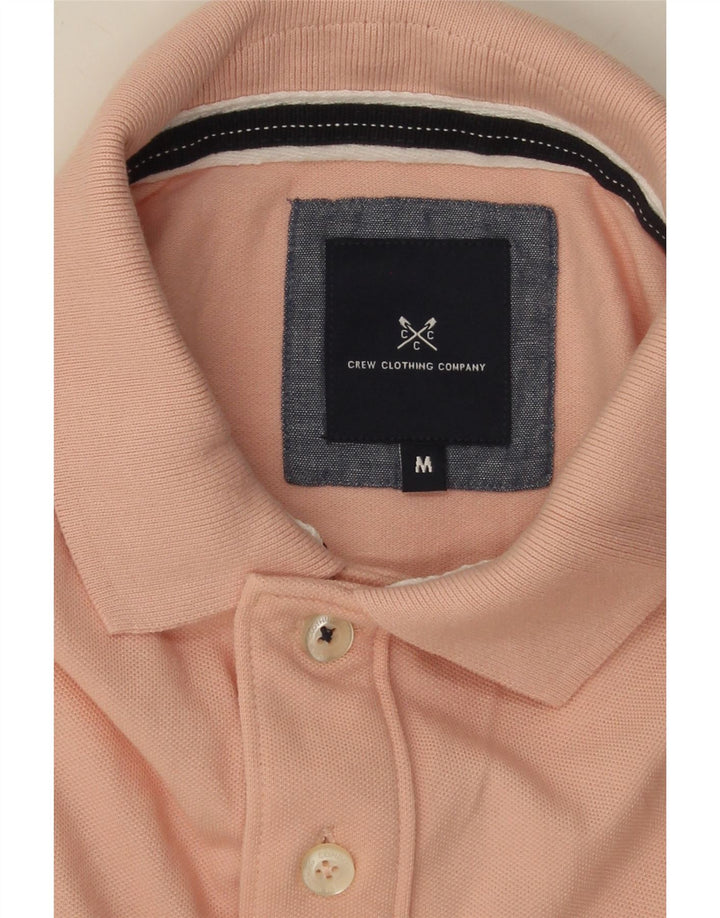 J. CREW Mens Polo Shirt Medium Pink Cotton Vintage J. Crew and Second-Hand J. Crew from Messina Hembry 
