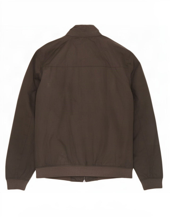 French Connection Veste Bomber Homme UK 40 Large Gris Polyester