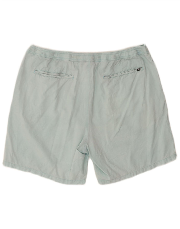 Hurley Short Chino Homme Large W36 Bleu Coton