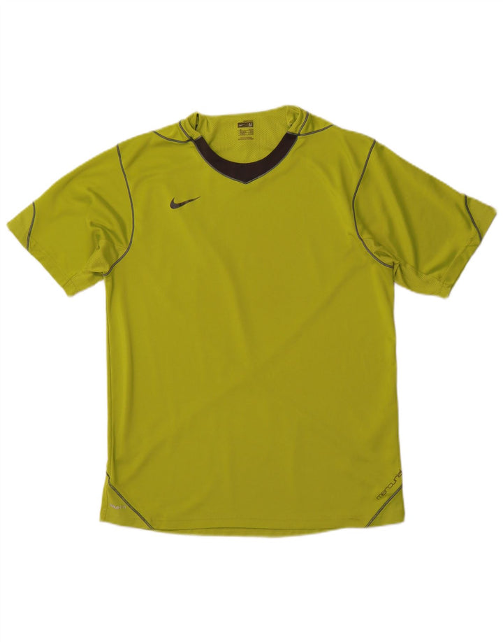 NIKE Homme Mercurial T-Shirt Top Vert Moyen Colorblock Polyester