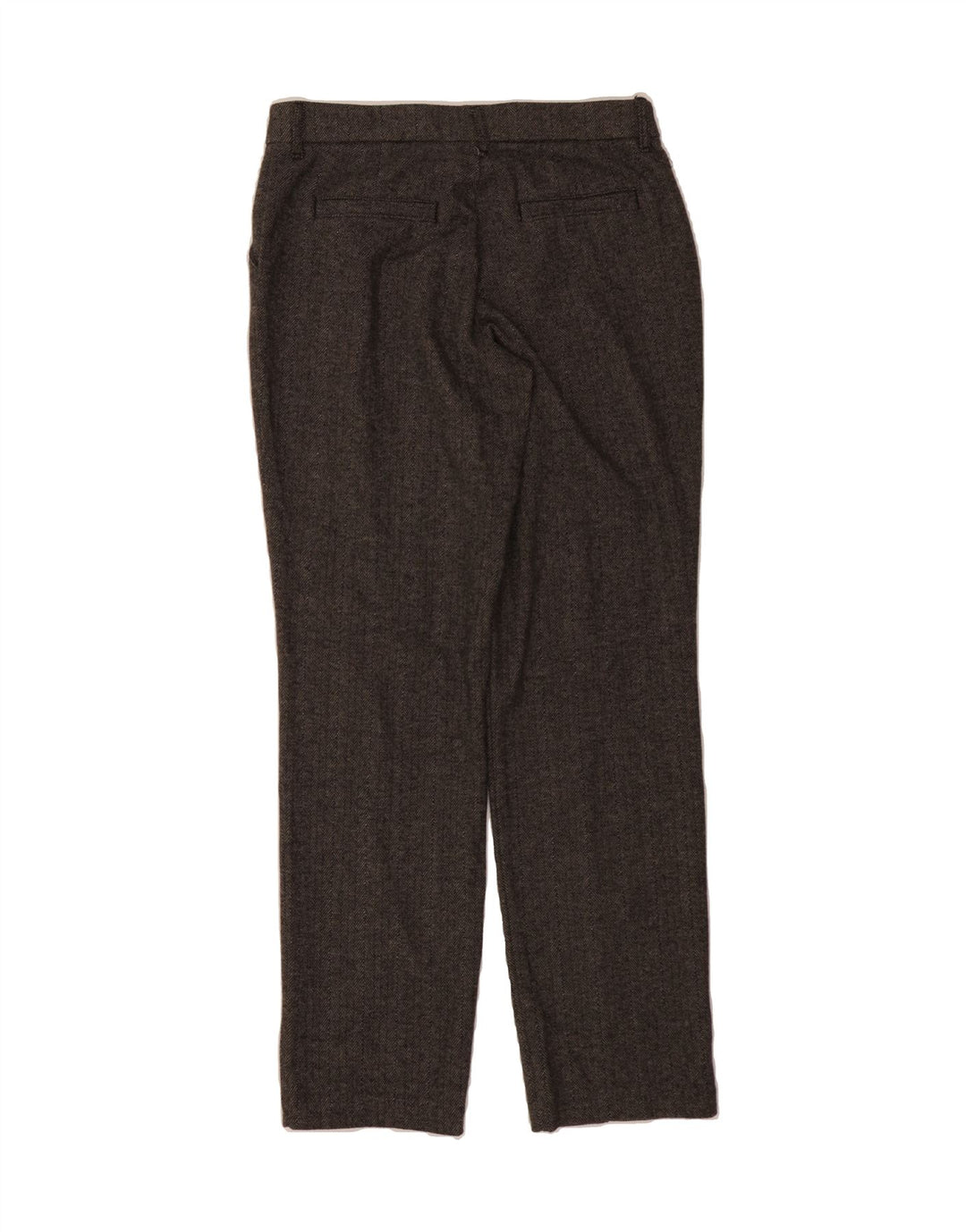LEE Womens Mid Rise Suit Trousers US 10 Large W32 L30 Grey Herringbone Vintage Lee and Second-Hand Lee from Messina Hembry 