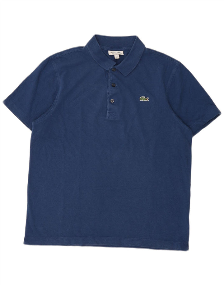 Lacoste Polo Homme Taille 5 Grand Coton Bleu Marine