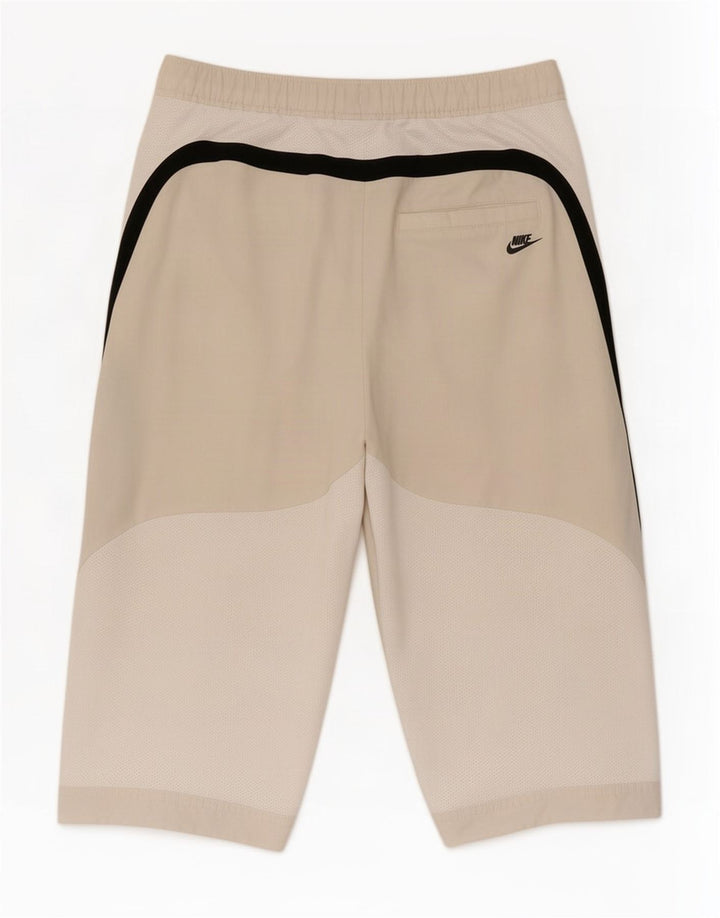 Nike Bermuda Sport Short Garçon 10-11 Ans Beige Colorblock Polyester