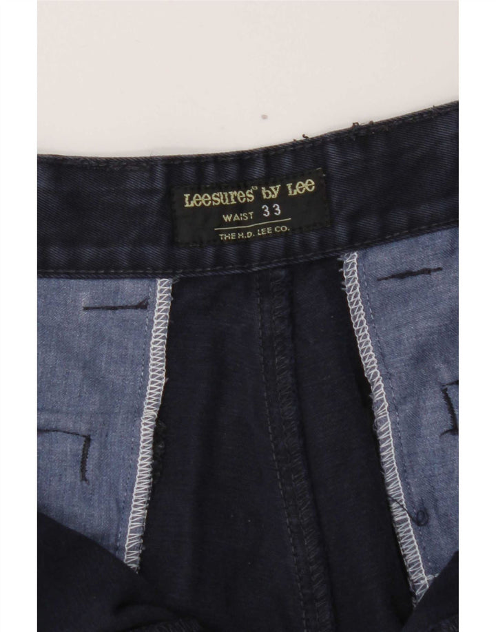 Lee Pantalon Cargo Droit Homme W33 L34 Bleu Marine