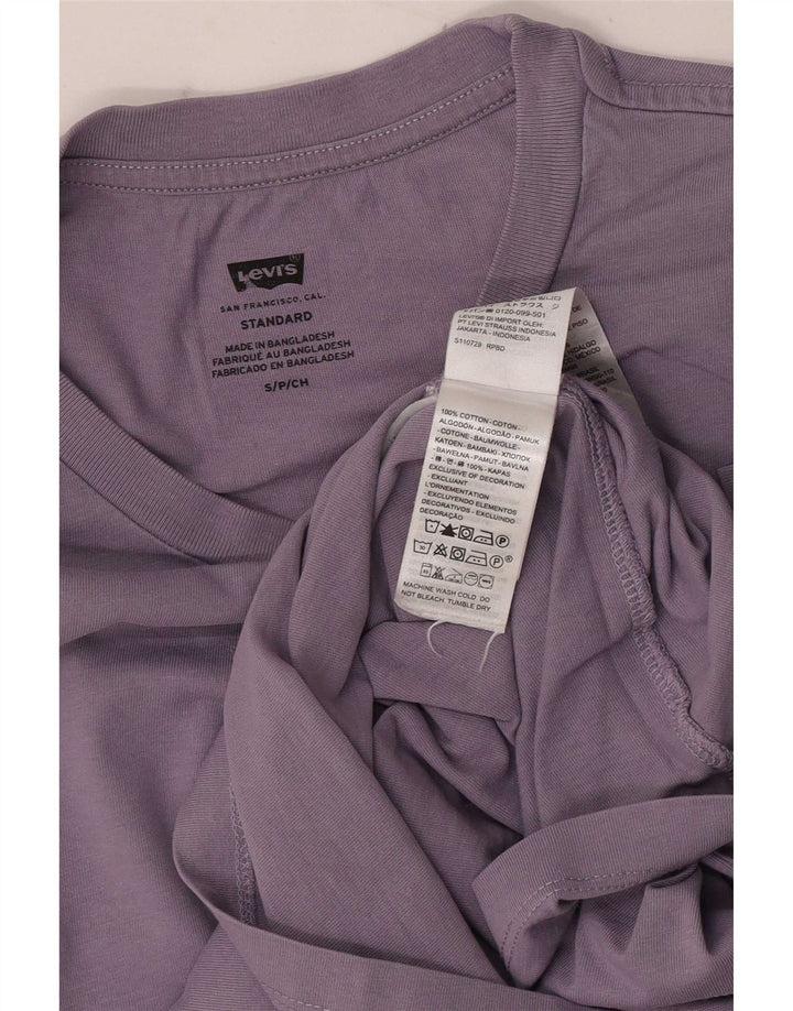 Levi's Tee-Shirt Standard Homme Violet Small Coton