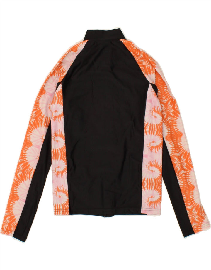 FILA Girls Tracksuit Top Jacket 9-10 Years Black Colourblock Vintage Fila and Second-Hand Fila from Messina Hembry 