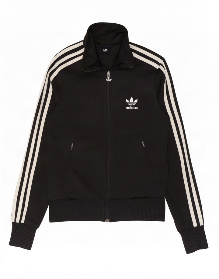 Adidas Veste de survêtement graphique pour femme EU 34 XS Noir Polyester