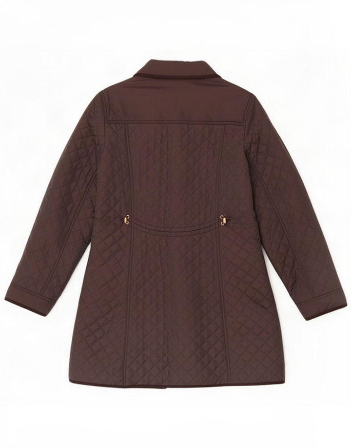 Hobbs Veste matelassée pour femme UK 12 Nylon marron moyen
