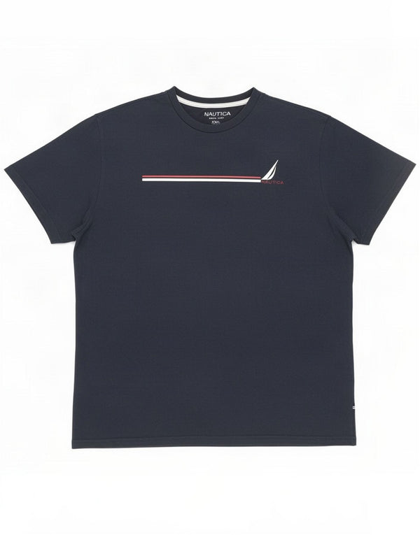 T-Shirt Nautica Homme Top 2XL Coton Bleu Marine
