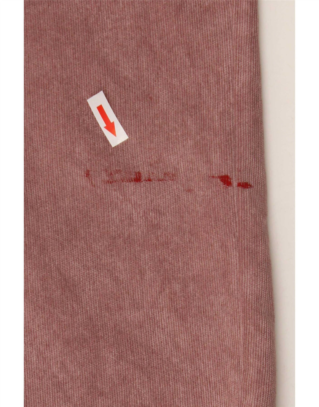 Zara Chemise Loose Fit En Velours Côtelé Homme Rose Moyen Polyester