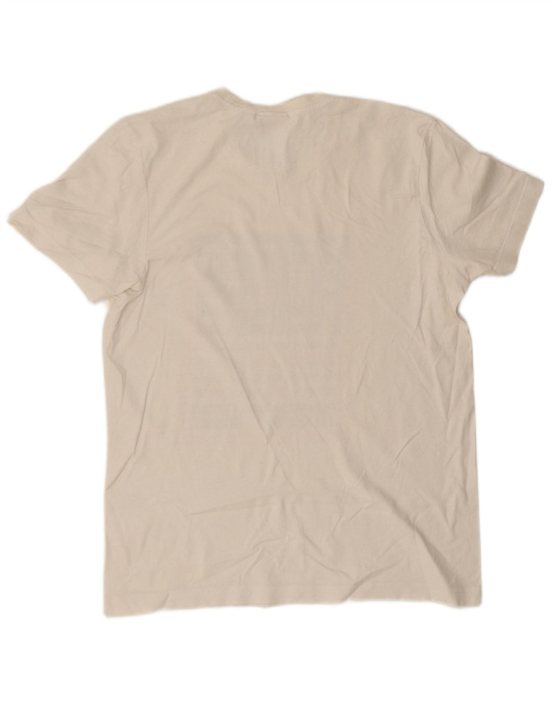 Adidas T-shirt graphique pour homme en coton blanc cassé moyen