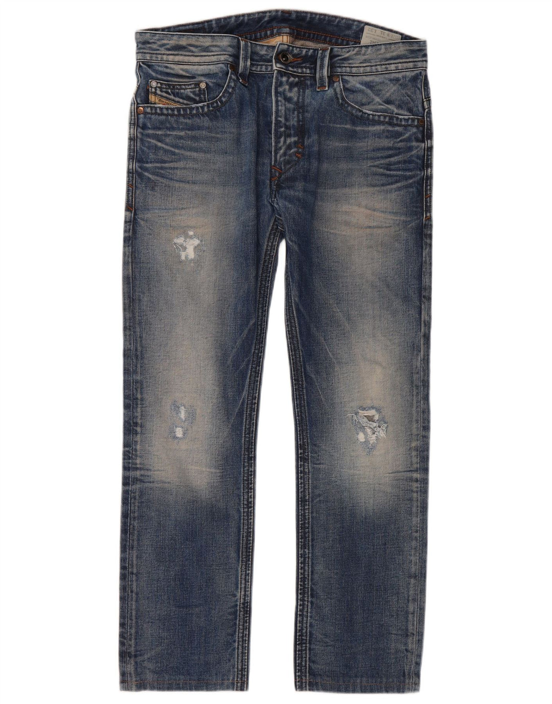 Diesel Jean Droit Thavar Homme Bleu W31 L27