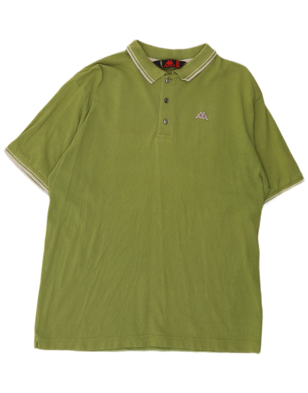 KAPPA Polo Homme XL Vert Coton