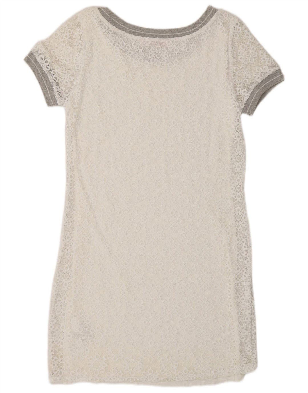 Desigual Robe fourreau pour femme UK 44 Medium White Floral Polyamide