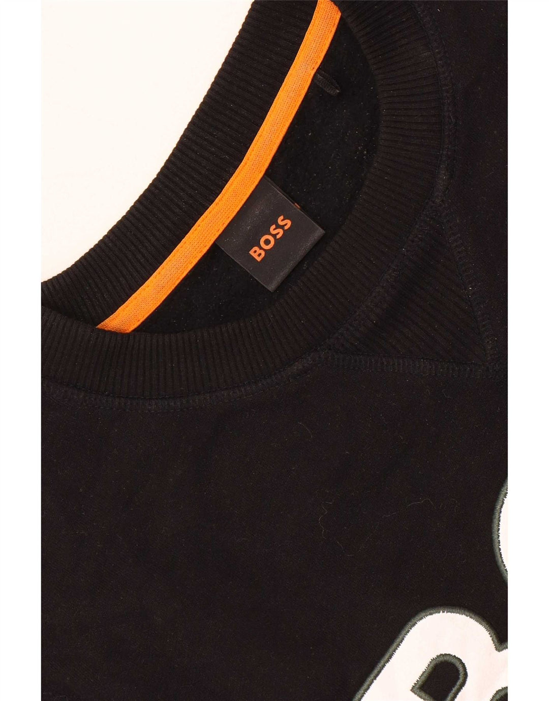 Hugo Boss Pull-over graphique pour hommes, grand coton noir