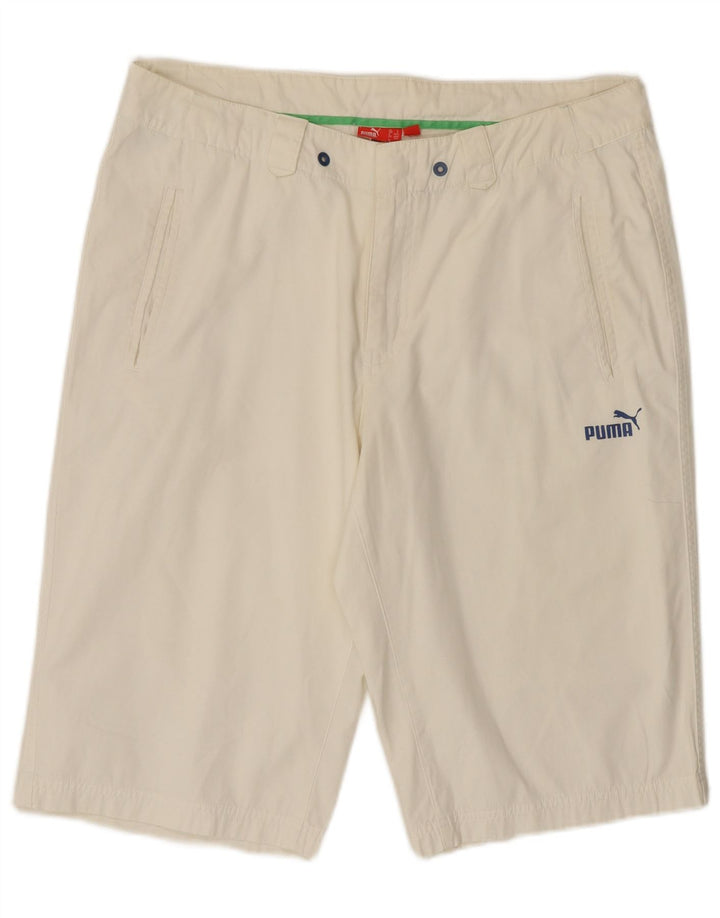 Puma Short Chino Homme W34 Blanc