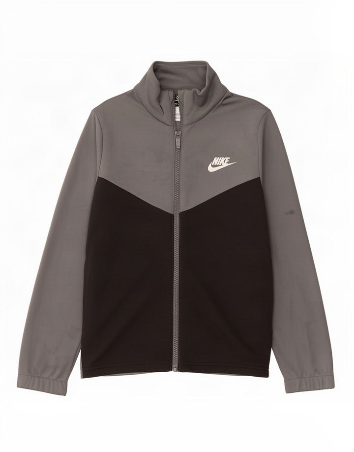 Veste de survêtement Nike Graphic pour garçon, 8-9 ans, petit, gris, colour block