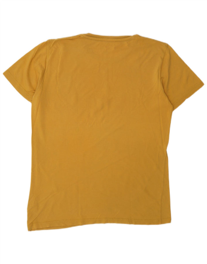 ALPHA INDUSTRIES T-Shirt Graphique Homme Jaune Moyen Coton