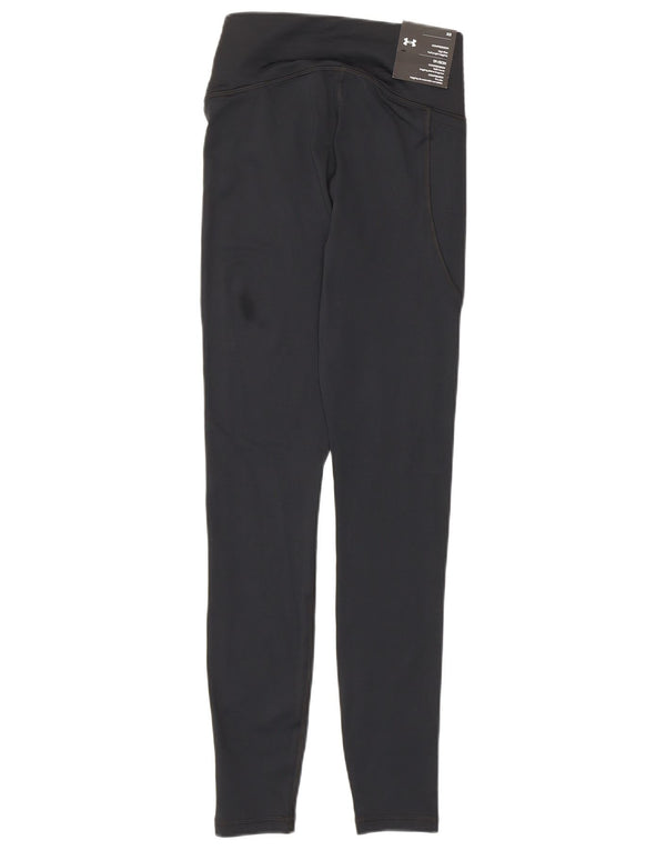 Under Armour Legging Taille Haute Femme UK 4 XS Noir Polyester