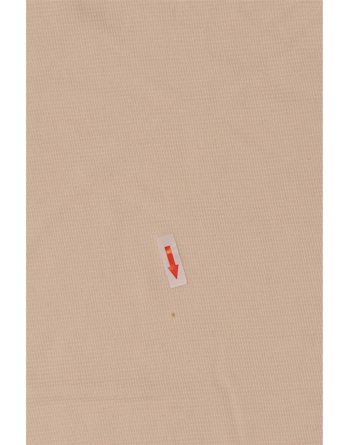 Zara Homme Haut À Manches Longues En Coton Blanc Cassé Moyen