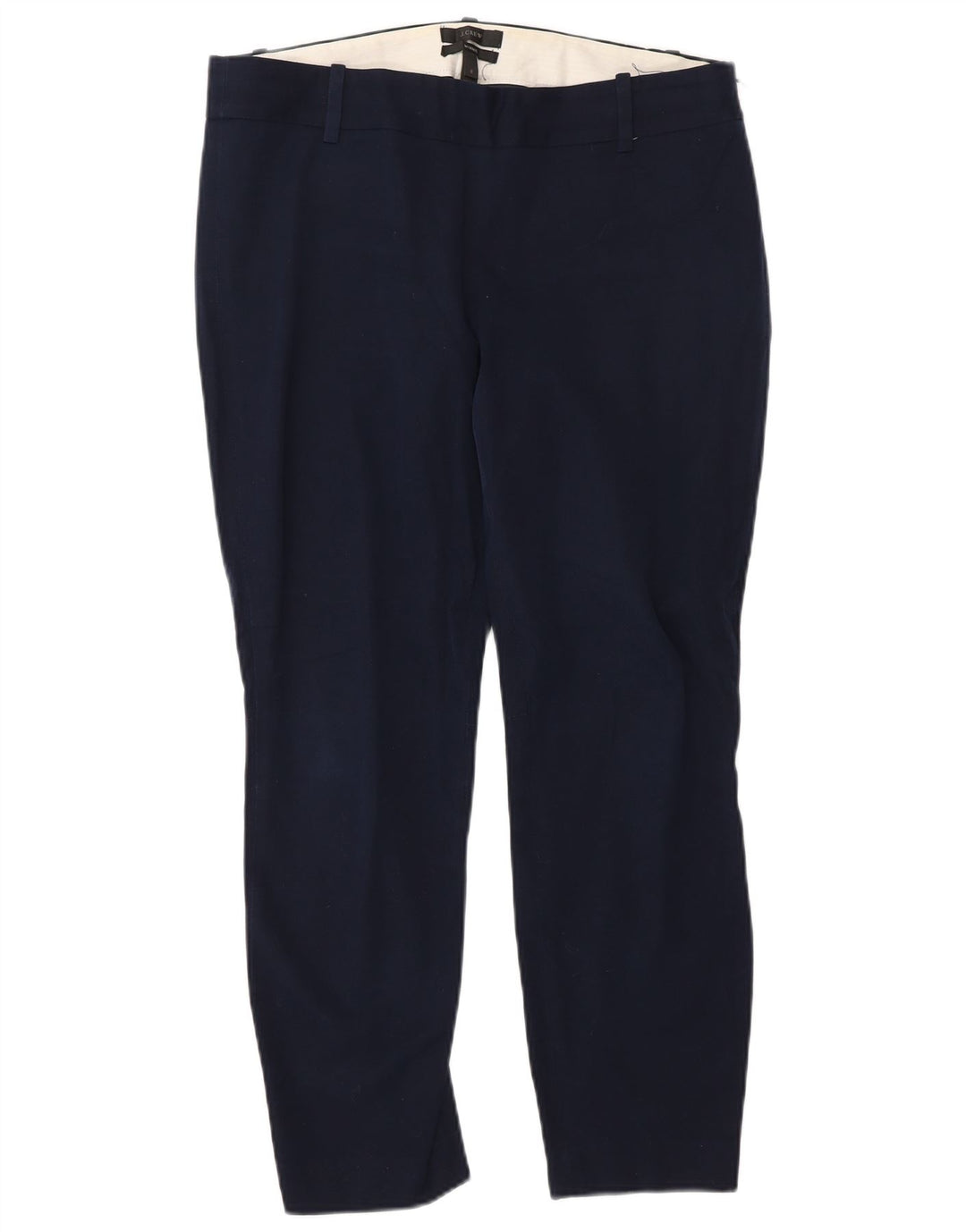 J. CREW Pantalon court Minnie Slim pour femme US 8 Medium W30 L26 Bleu marine