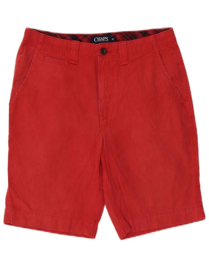CHAPS Short Chino Homme W30 Rouge Moyen Coton