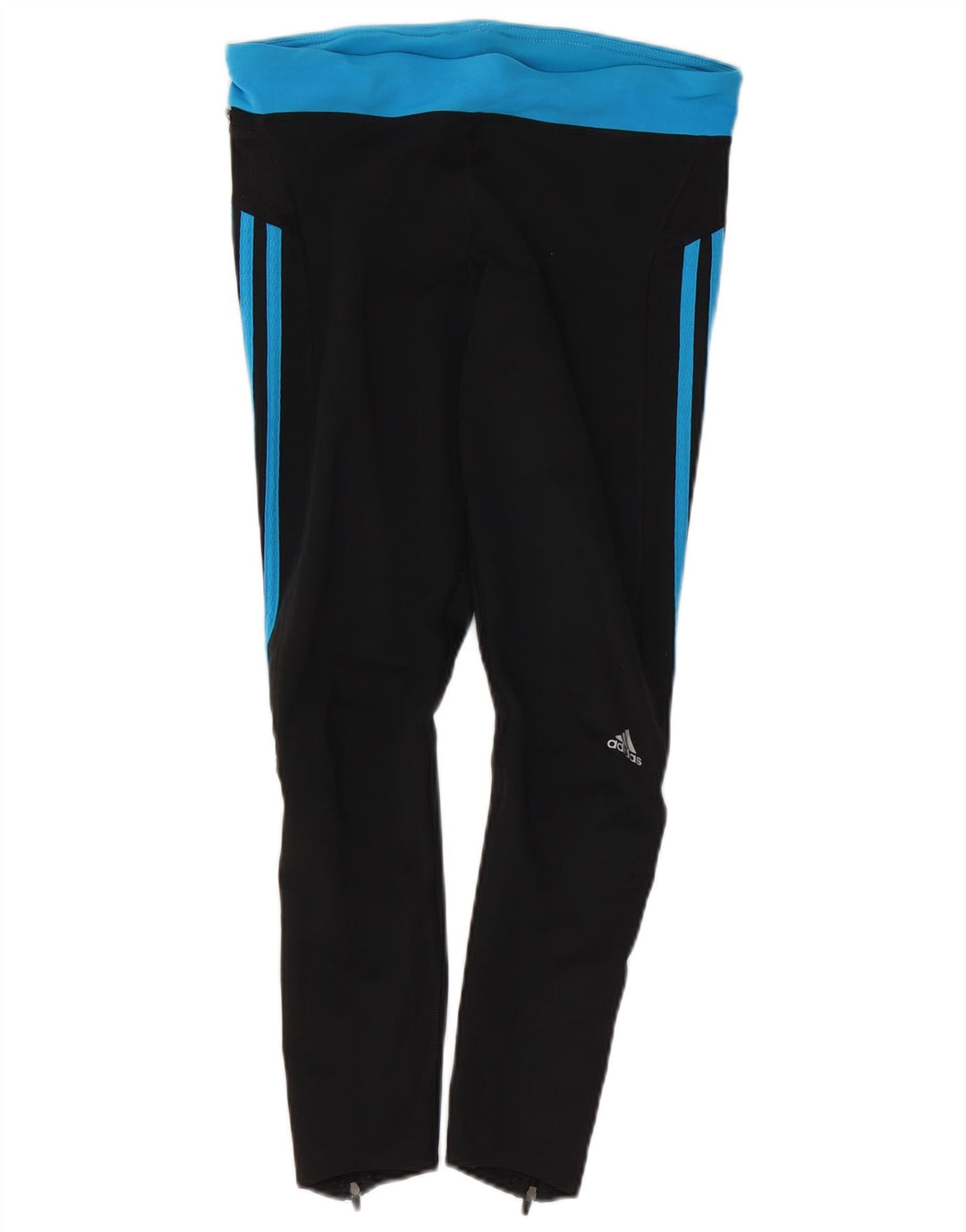 ADIDAS Leggings Climalite pour femme UK 12 Noir moyen Colourblock