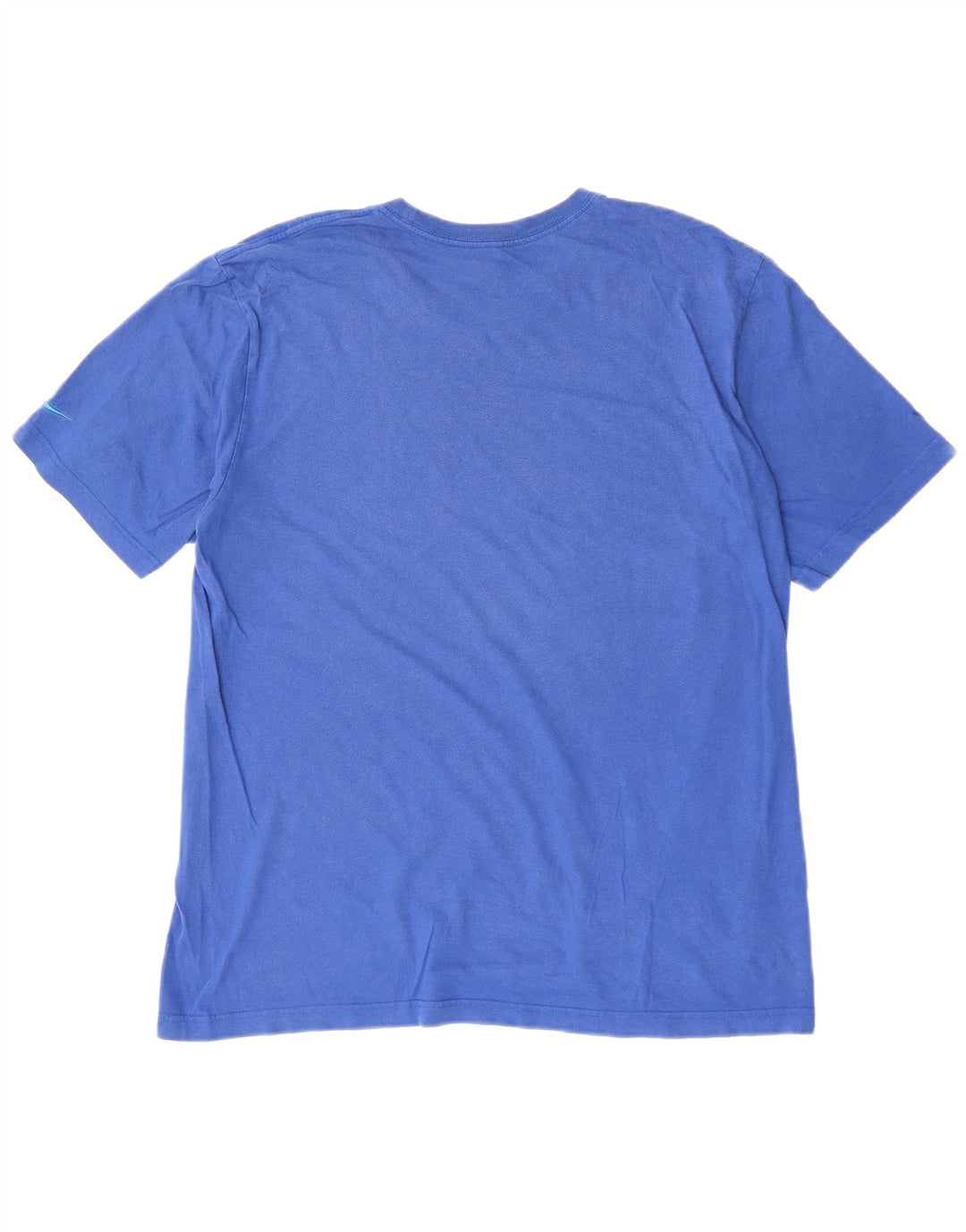 NIKE T-Shirt Graphique Homme Top XL Bleu Coton