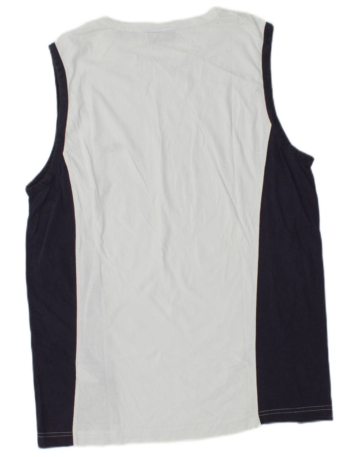 Fila Débardeur Homme Petit Blanc Colourblock