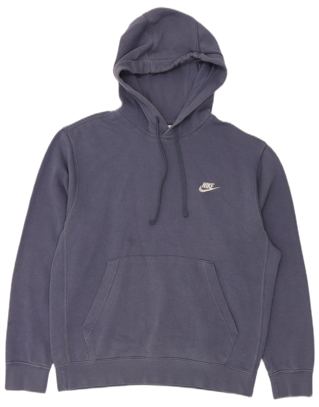 Nike Pull à capuche en coton bleu moyen pour homme