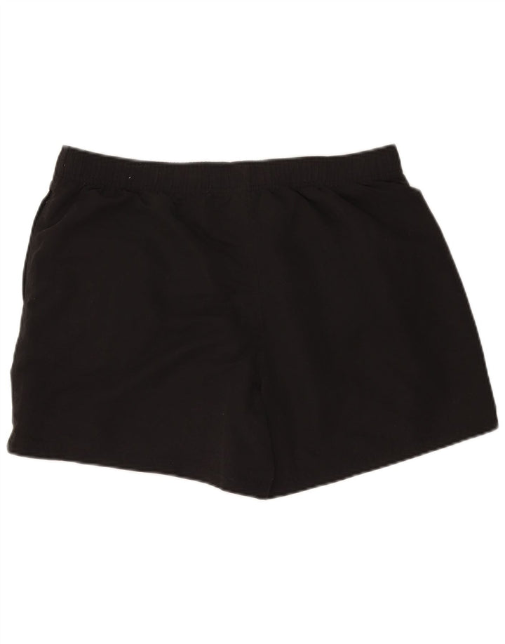 Reebok Short de Sport Graphique Homme Large Noir Polyester