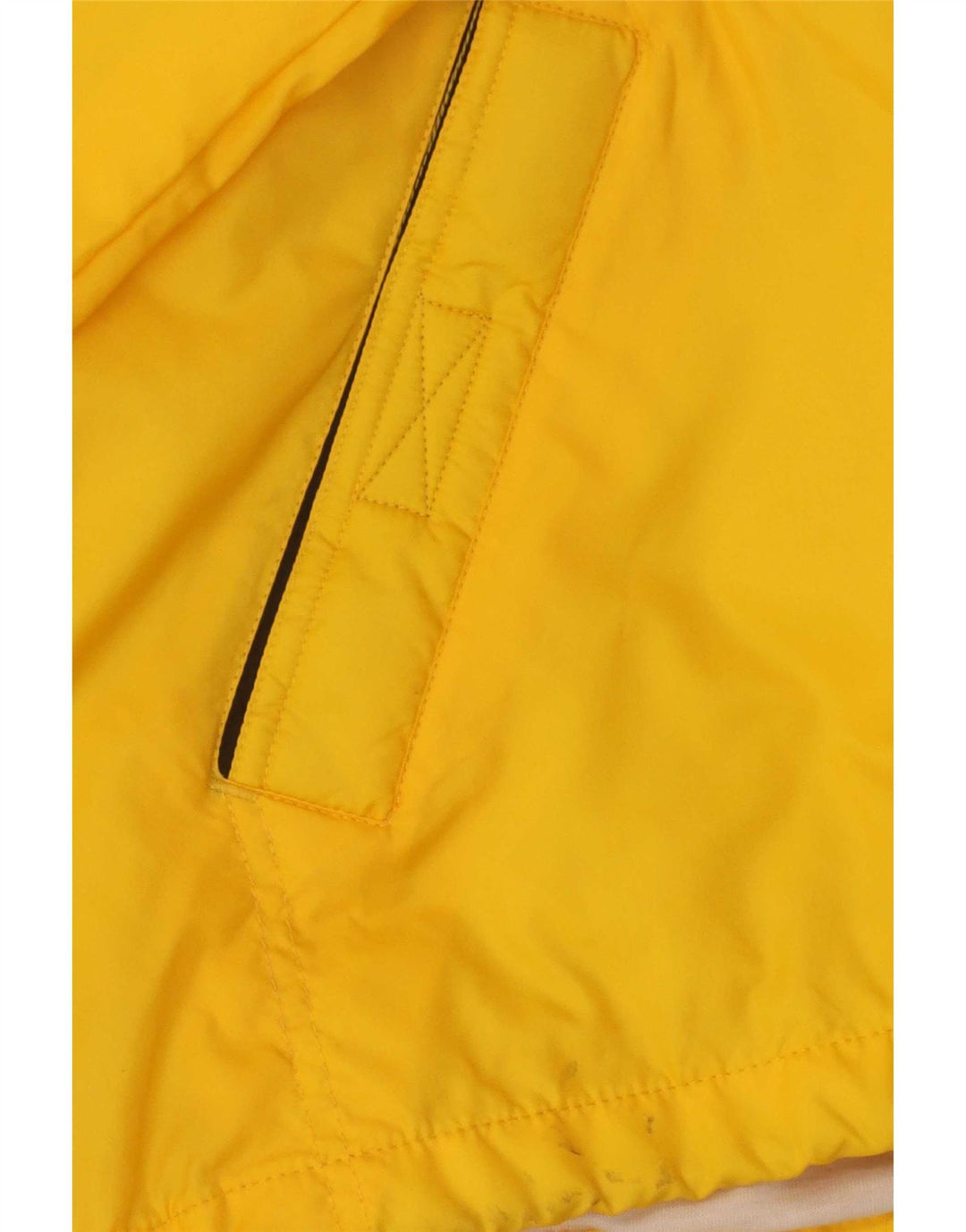 Brugi Veste de pluie à capuche pour homme UK 40 Large Jaune Polyamide