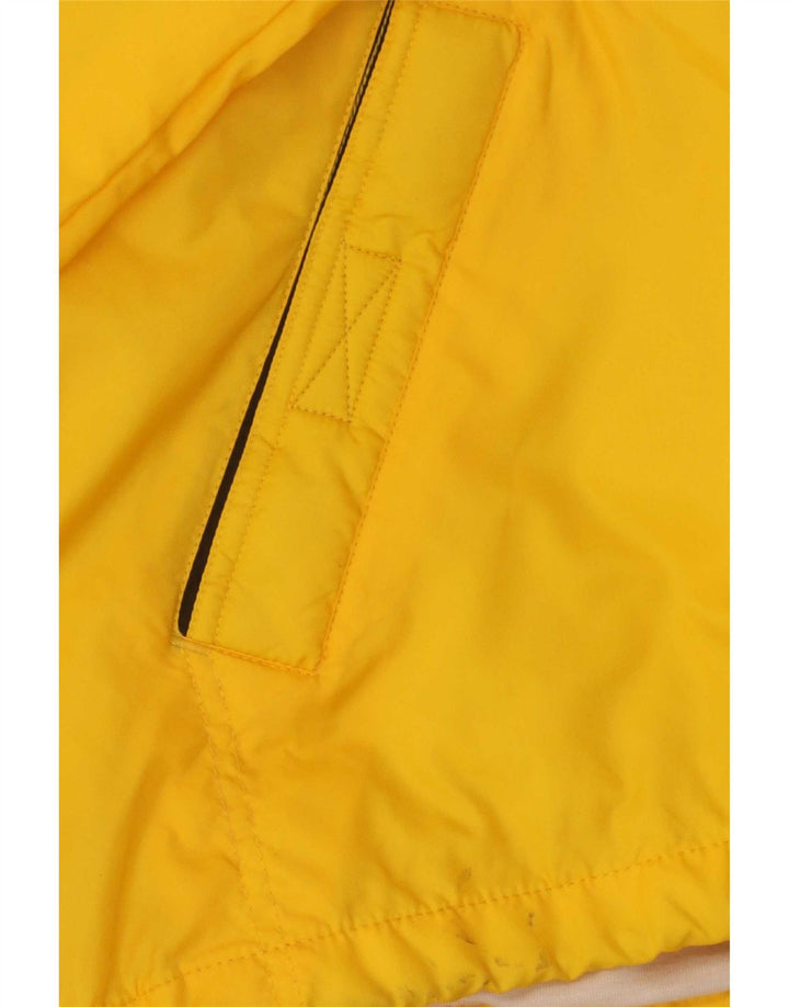 Brugi Veste de pluie à capuche pour homme UK 40 Large Jaune Polyamide