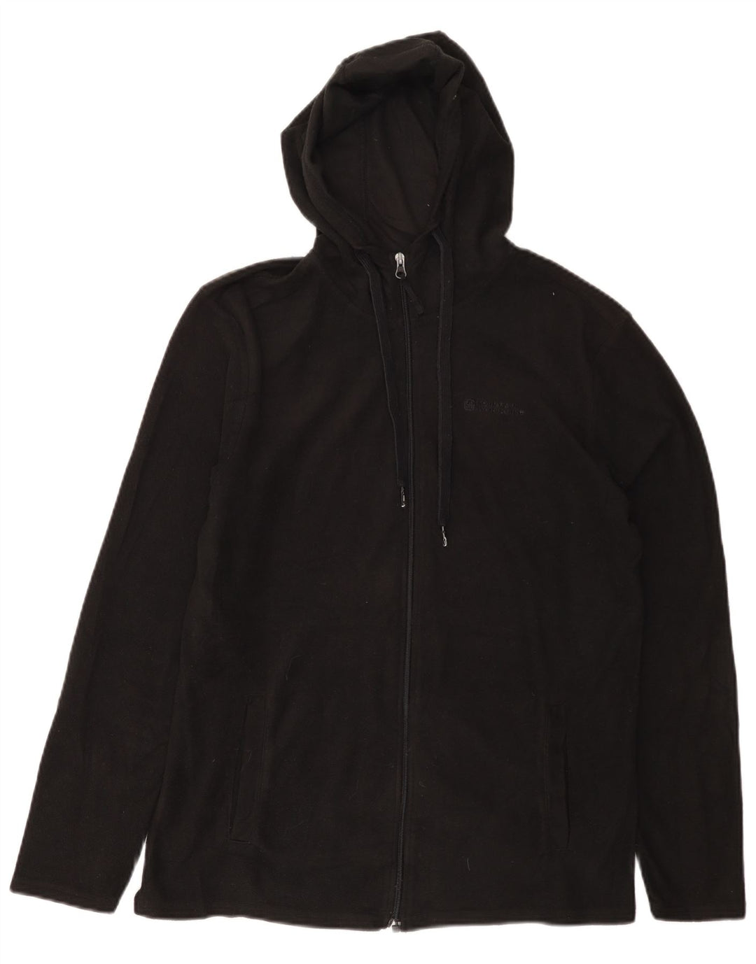 MOUNTAIN WAREHOUSE Veste polaire à capuche pour homme UK 36 Small Noir Polyester