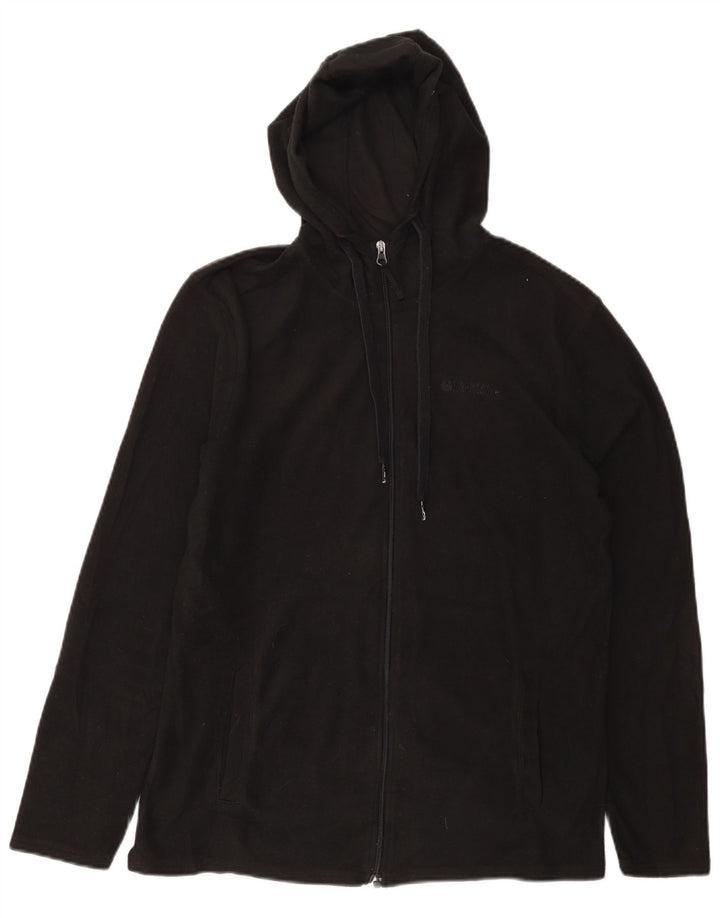 MOUNTAIN WAREHOUSE Veste polaire à capuche pour homme UK 36 Small Noir Polyester