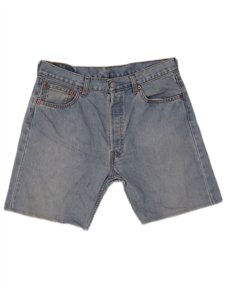 LEVI'S Short en Jean 501 Homme W34 Grand Bleu Coton