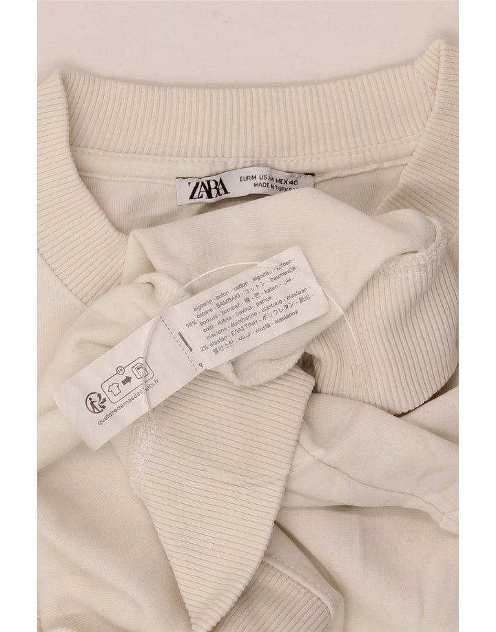 Zara Homme T-Shirt Oversize Coton Blanc Moyen