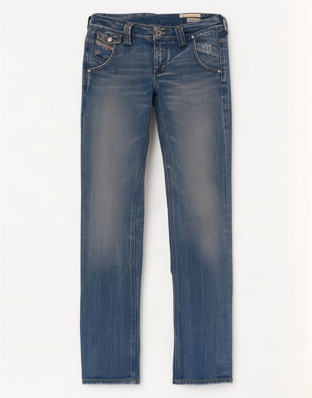 Diesel Jean Chela Slim Femme W25 L32 Bleu Coton