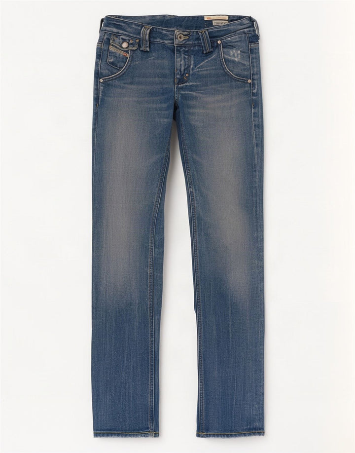 Diesel Jean Chela Slim Femme W25 L32 Bleu Coton