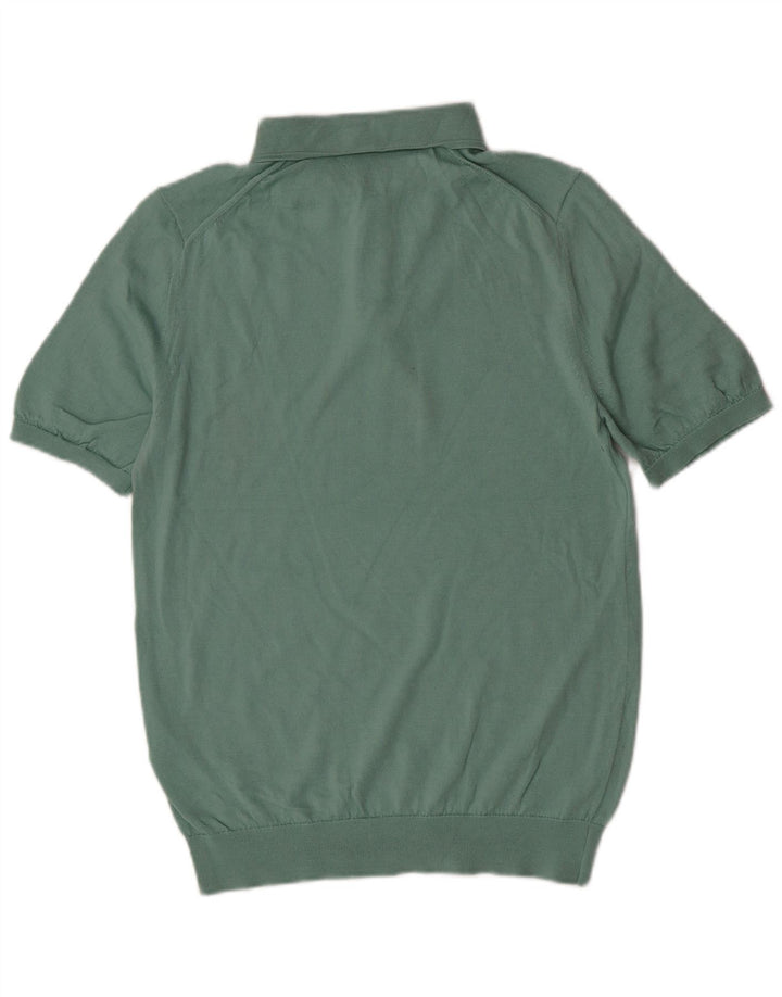 Reiss Polo Homme Laine Vert Moyen