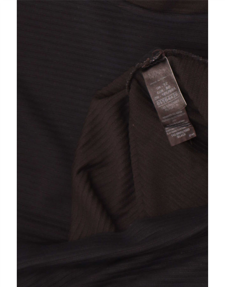 Marks & Spencer Robe basique pour femme UK 42 en viscose noire moyenne