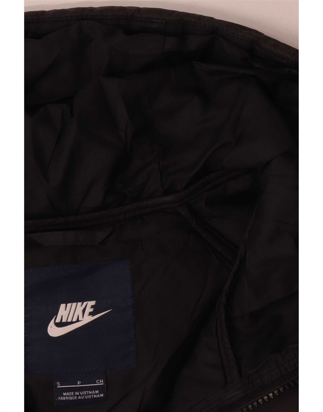 Nike Gilet rembourré à capuche pour homme UK 36 Petit Noir Polyester