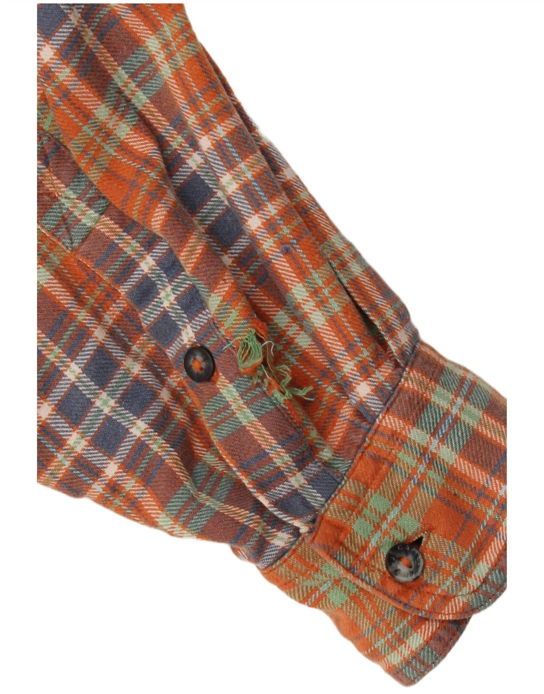 Camel Active Chemise Flanelle Homme Carreaux Orange Moyen