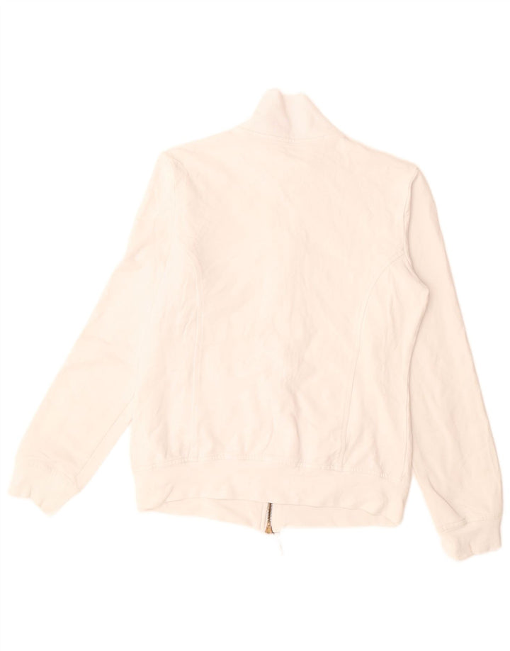 MURPHY & NYE Veste de survêtement graphique pour femme UK 10 Small Blanc